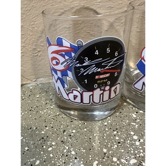 Mark Martin NASCAR‎ #6 Pepsi Racing Team Collector Glass Set of 2 - Picture 2 of 5